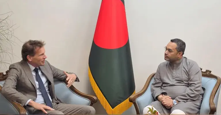 মাহদী আমিনের সঙ্গে সাক্ষাৎ করেন এইচ.ই. স্টিভেন কোলেট
